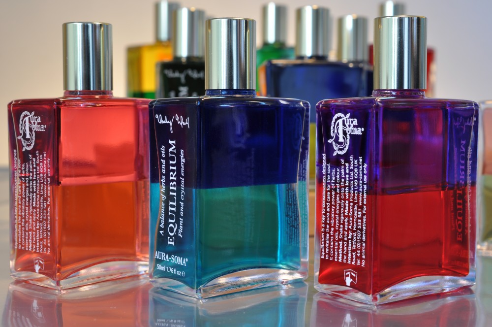 Colour Combinations of Aura-Soma Bottles